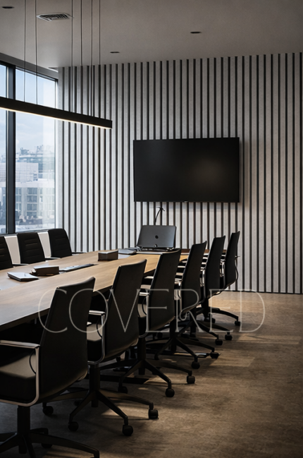 Grey Concrete – Acoustic 3D Panel