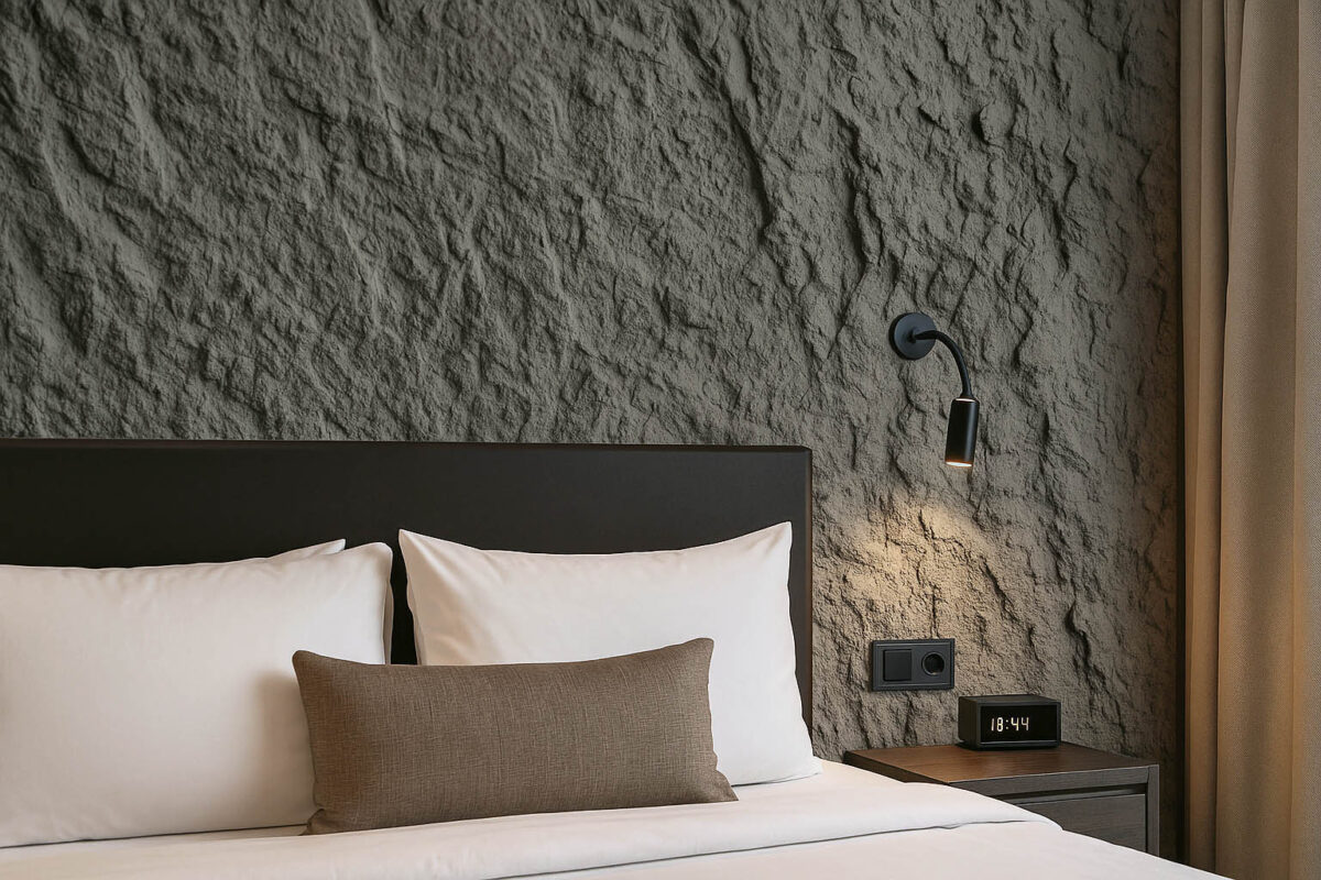 Flexible Stone Medium Grey Rough Granite - Panel