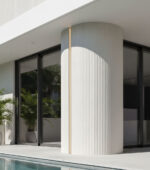 Flexible Stone Beige White Ripple Board