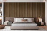 Vienna Walnut – Acoustic 3D Panel barcode ανισόφαρδα πηχάκια 21,5/520/3000 mm - Image 2