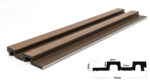 GOLDEN/BROWN OAK- PS PANEL με 3D ΠΗΧΑΚΙΑ RESIDENCE 21/122/2900 mm - Image 4