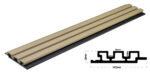 LIGHT OAK – WPC PANEL ΕΞΩΤΕΡΙΚΟΥ ΧΩΡΟΥ ΜΕ 3D ΠΗΧΑΚΙΑ 25/147.5mm - Image 4