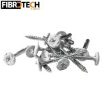 Βίδες για Πάνελ Ξυλόμαλλου - Fibrotech - White - 5,0 x 45mm – 100 Τμχ. (1905470)