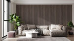 Natural Walnut – Premium 3D Wall Panel Επένδυση Τοίχου από Φυσικό Καπλαμά 17/146/3000 mm - Image 2