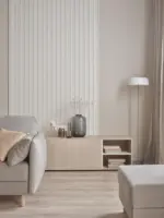 White – S Line 3D Wall Panel Βαφόμενο - Επένδυση Τοίχου 120/2800 mm - Image 3